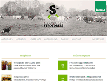 Tablet Screenshot of biolandhof-strotdrees.de